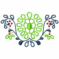 Flowers And Tree Embroidery Design 11 Flowers And Tree Embroidery Design 11